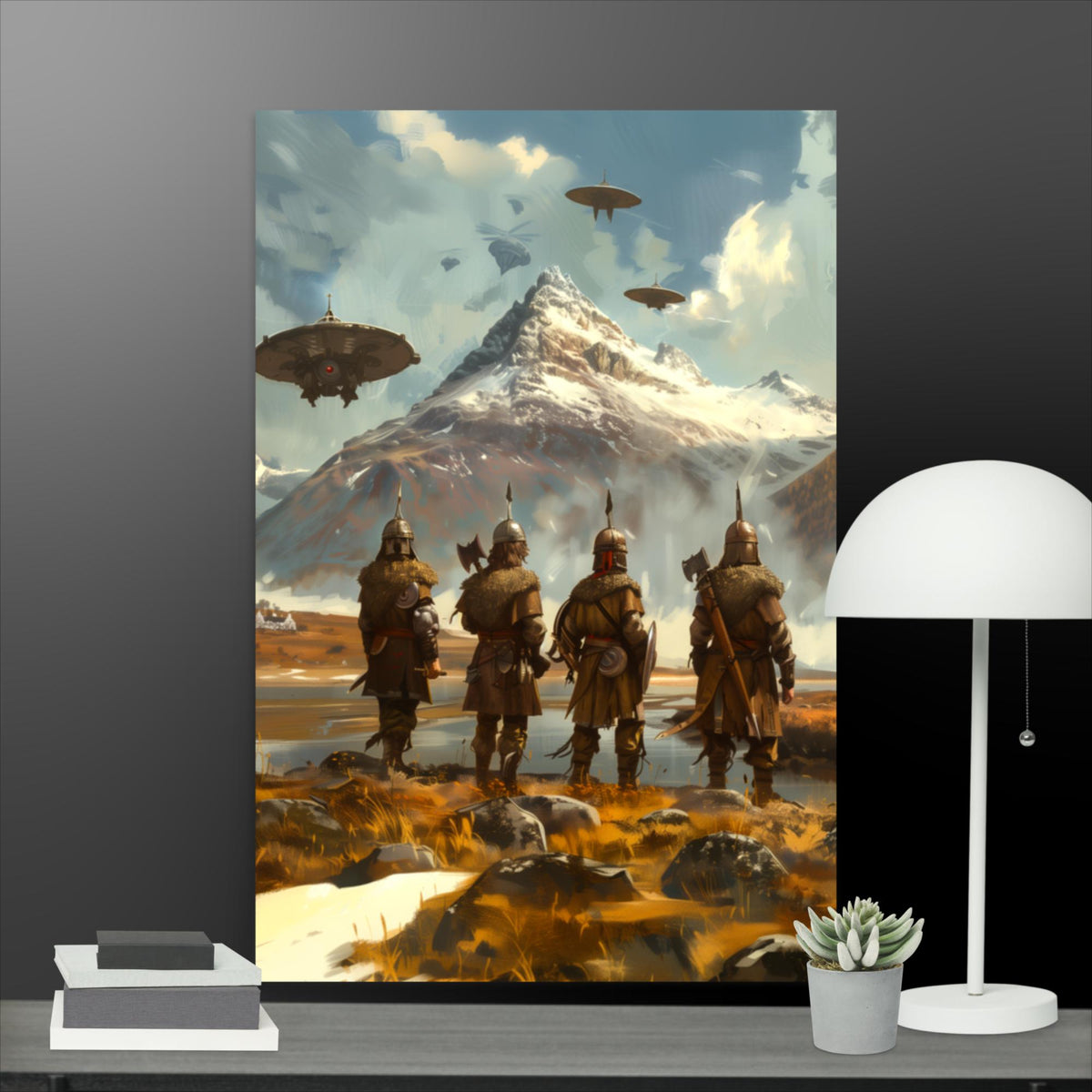 Envoys to the Mountain Monolith – Photo Paper Poster