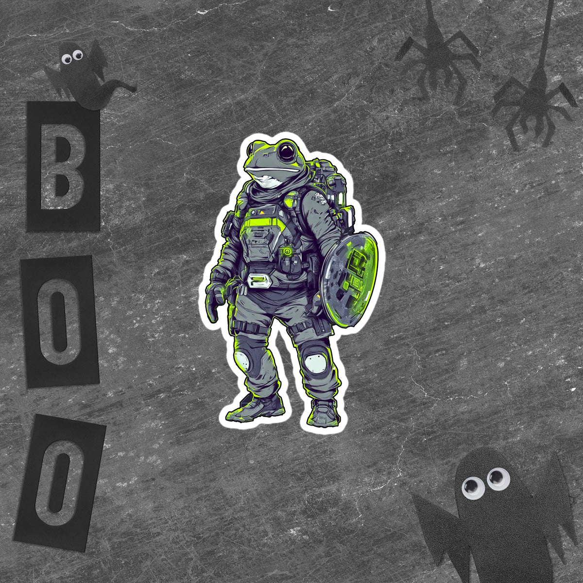 Quantum Croaker Bubble - Free Stickers - BBairt