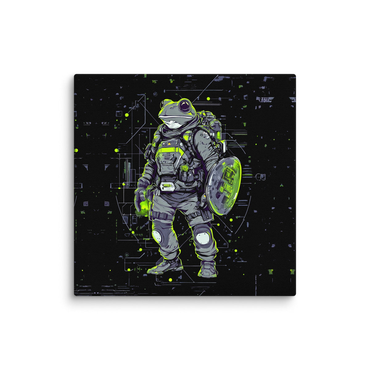 Quantum Croaker - Canvas Print - BBairt
