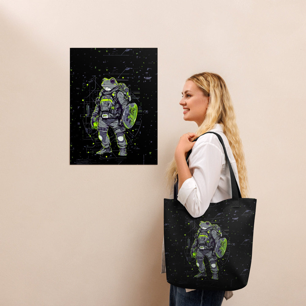 Quantum Croaker - Tote bag - BBairt