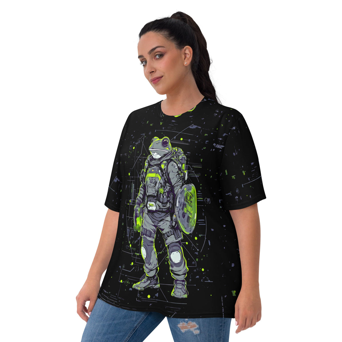 Quantum Croaker - Women's All - Over Print T-shirt - BBairt