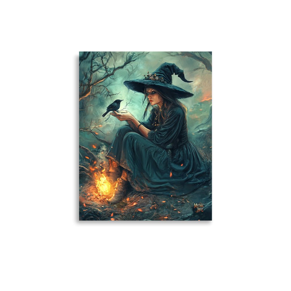 Raven's Whisper Photo Paper Poster - Mythic Jheyz Collection - BBairt