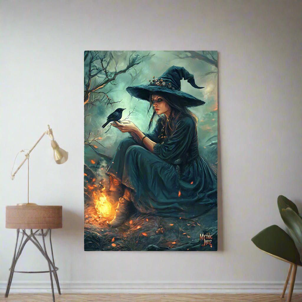 Raven's Whisper Photo Paper Poster - Mythic Jheyz Collection - BBairt