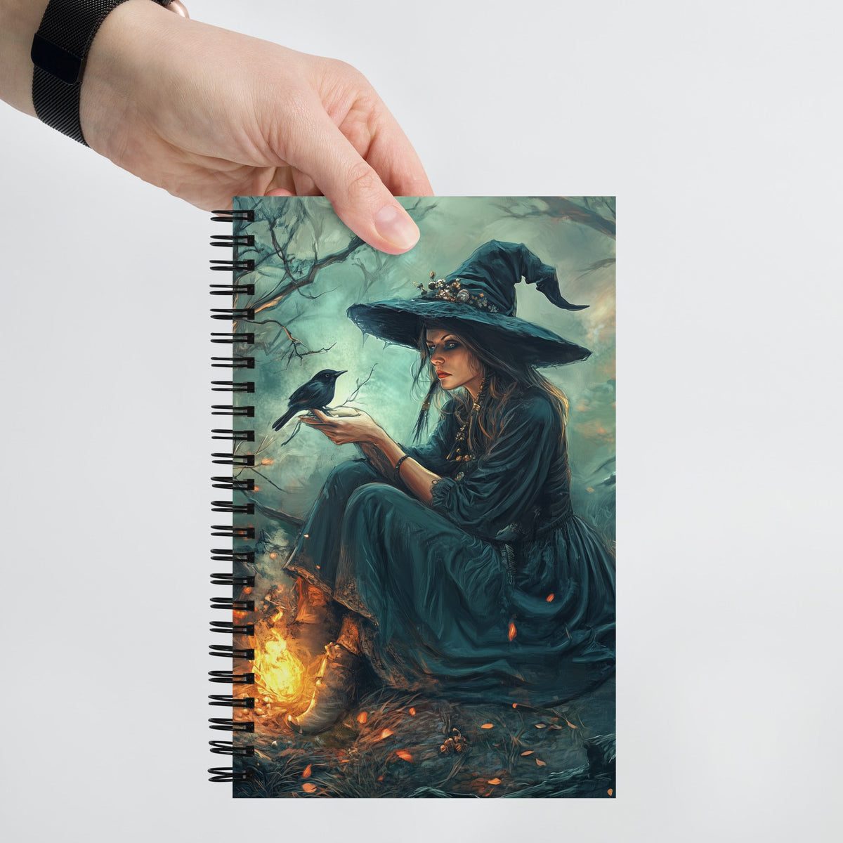 Ravens Whisper Spiral Notebook - Mythic Jheyz Collection - BBairt