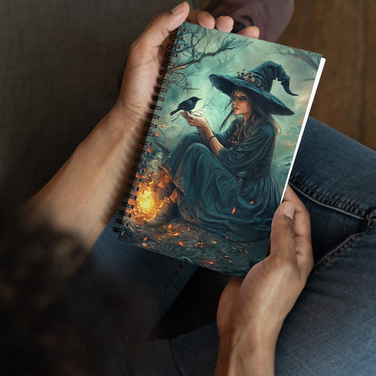 Ravens Whisper Spiral Notebook - Mythic Jheyz Collection - BBairt