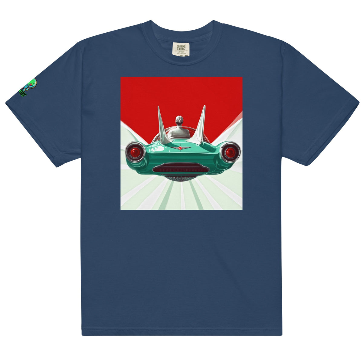 Retro Ride - Unisex garment - dyed heavyweight t-shirt - BBairt