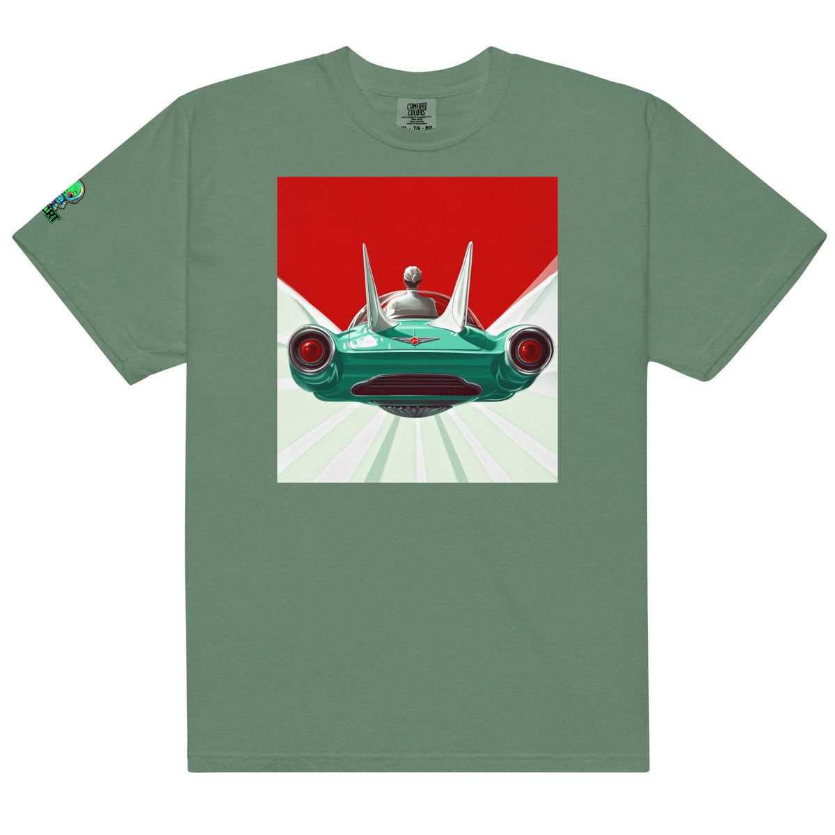 Retro Ride - Unisex garment - dyed heavyweight t-shirt - BBairt