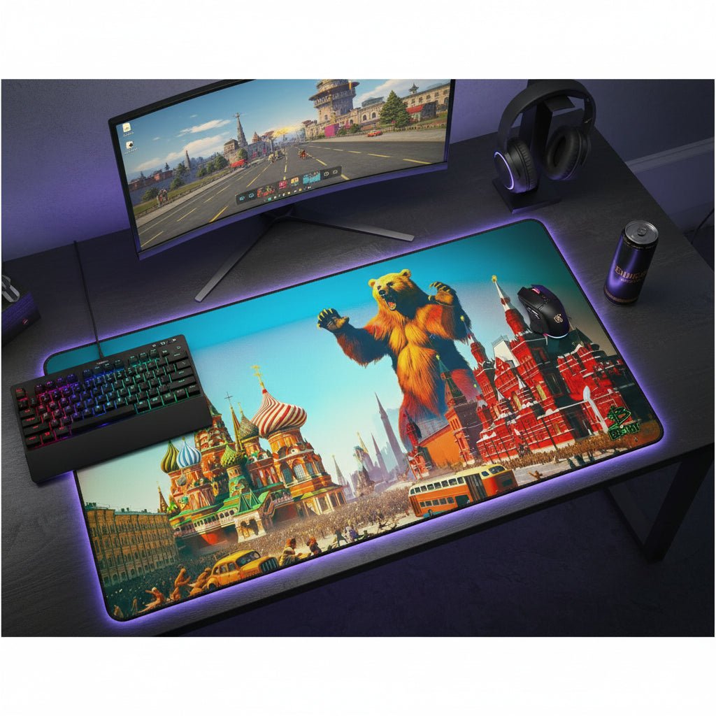 Roar Over Red Square – Desk Mat - BBairt