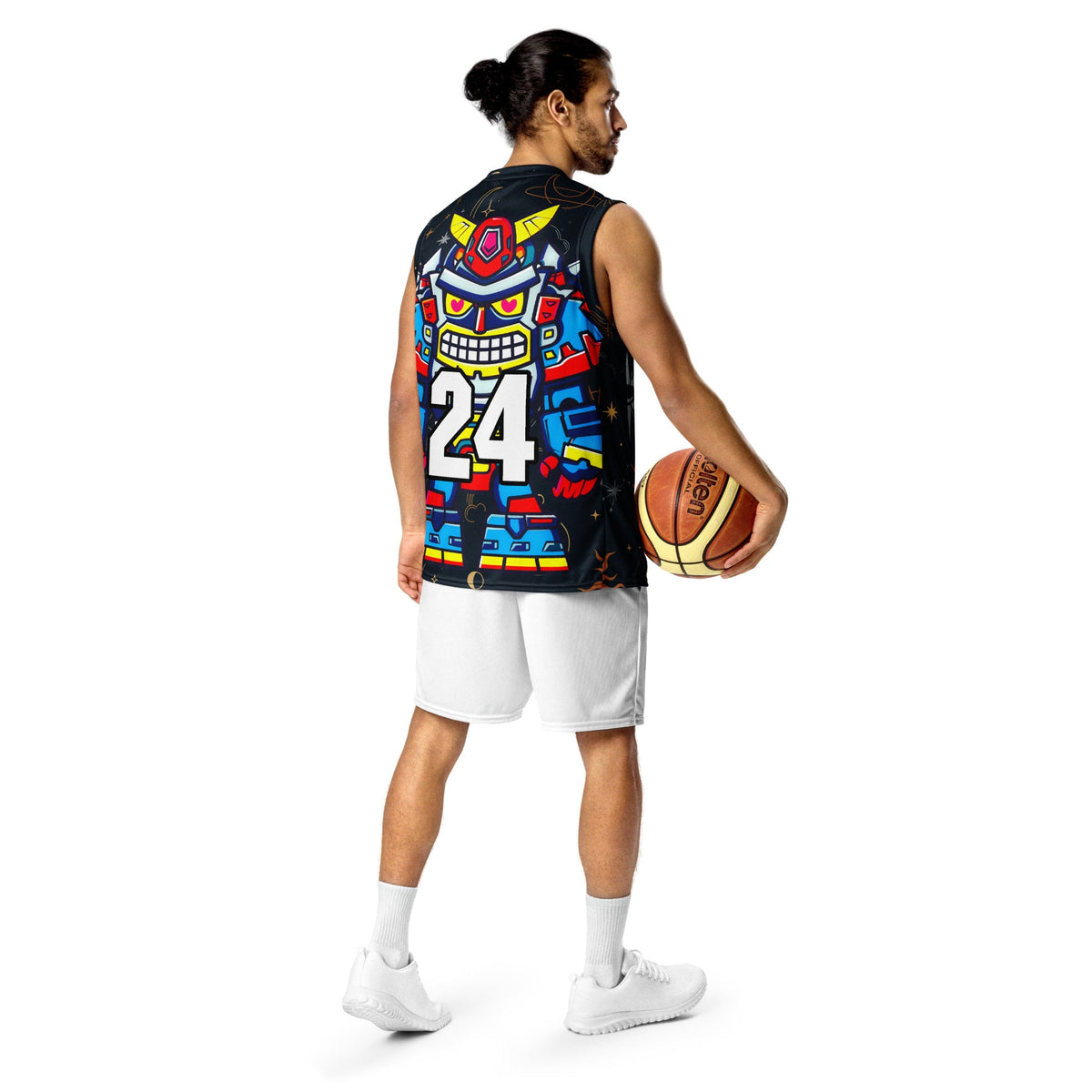 Robo Ranger - Recycled unisex basketball jersey - Starry Odyssey Colorway - BBairt