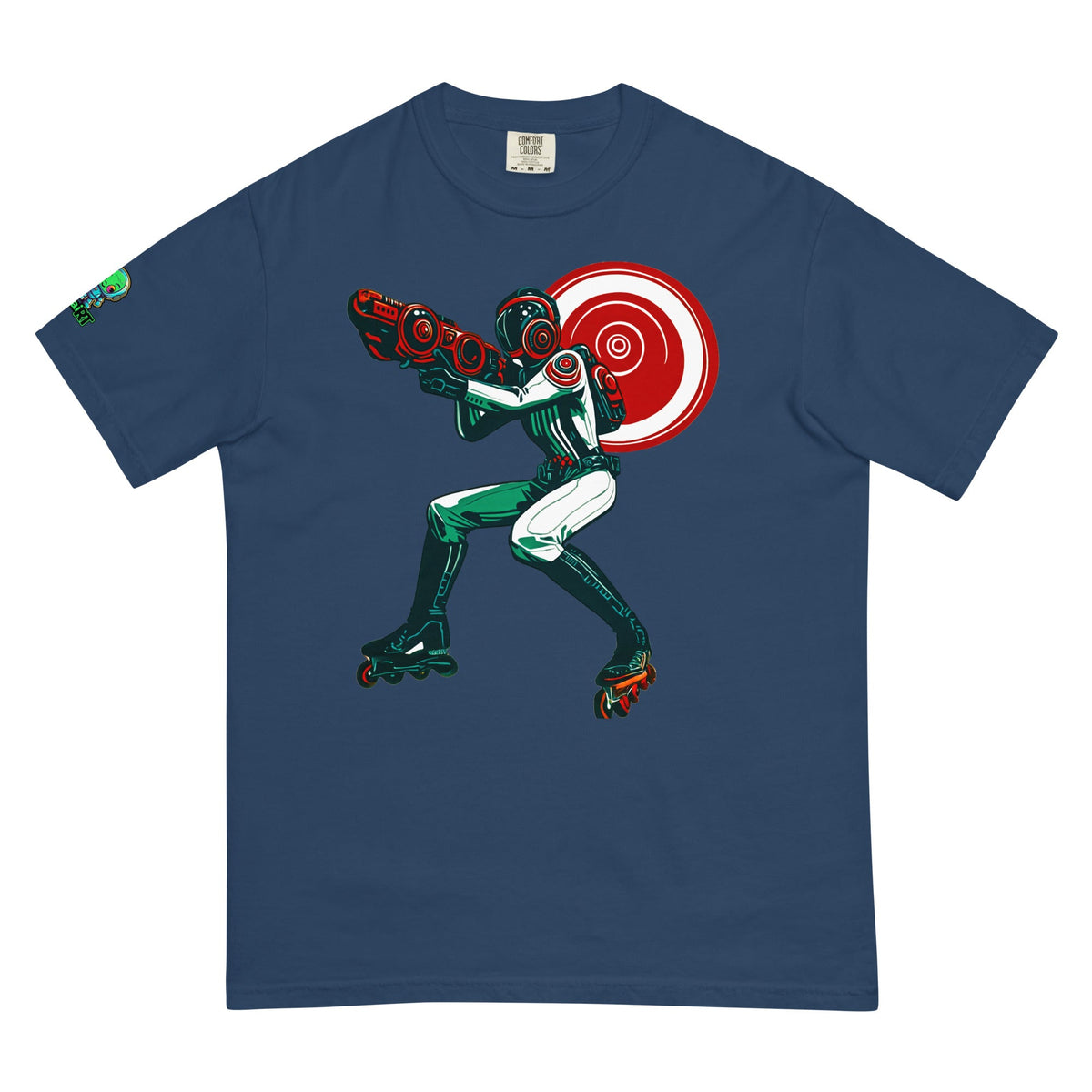 Roller Blaster - Unisex garment - dyed heavyweight t-shirt - BBairt