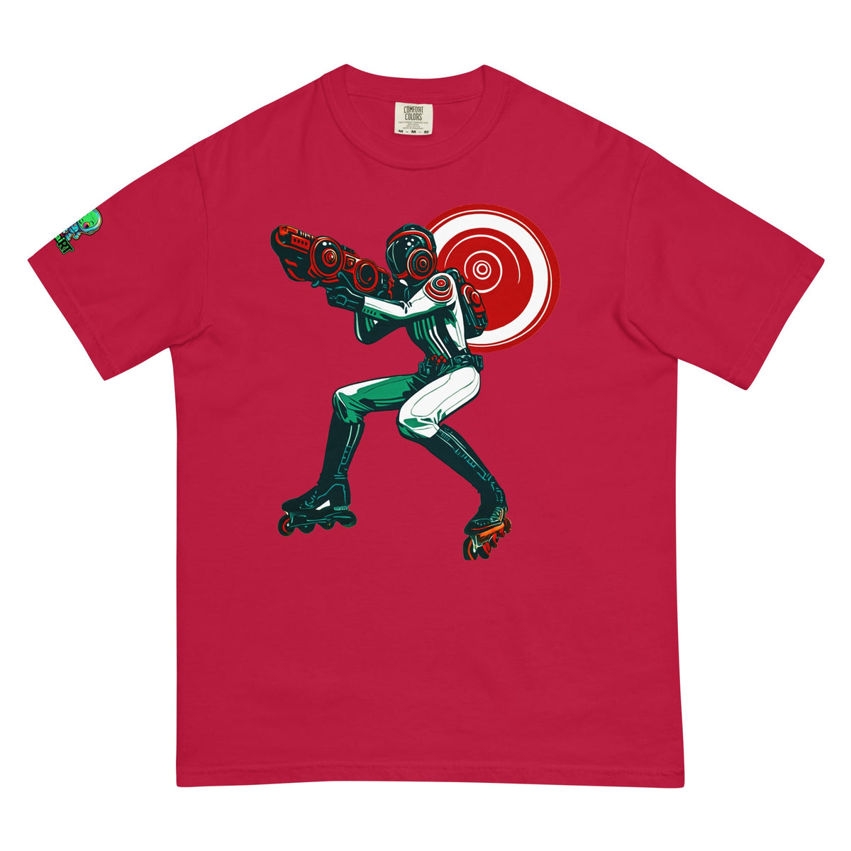 Roller Blaster - Unisex garment - dyed heavyweight t-shirt - BBairt