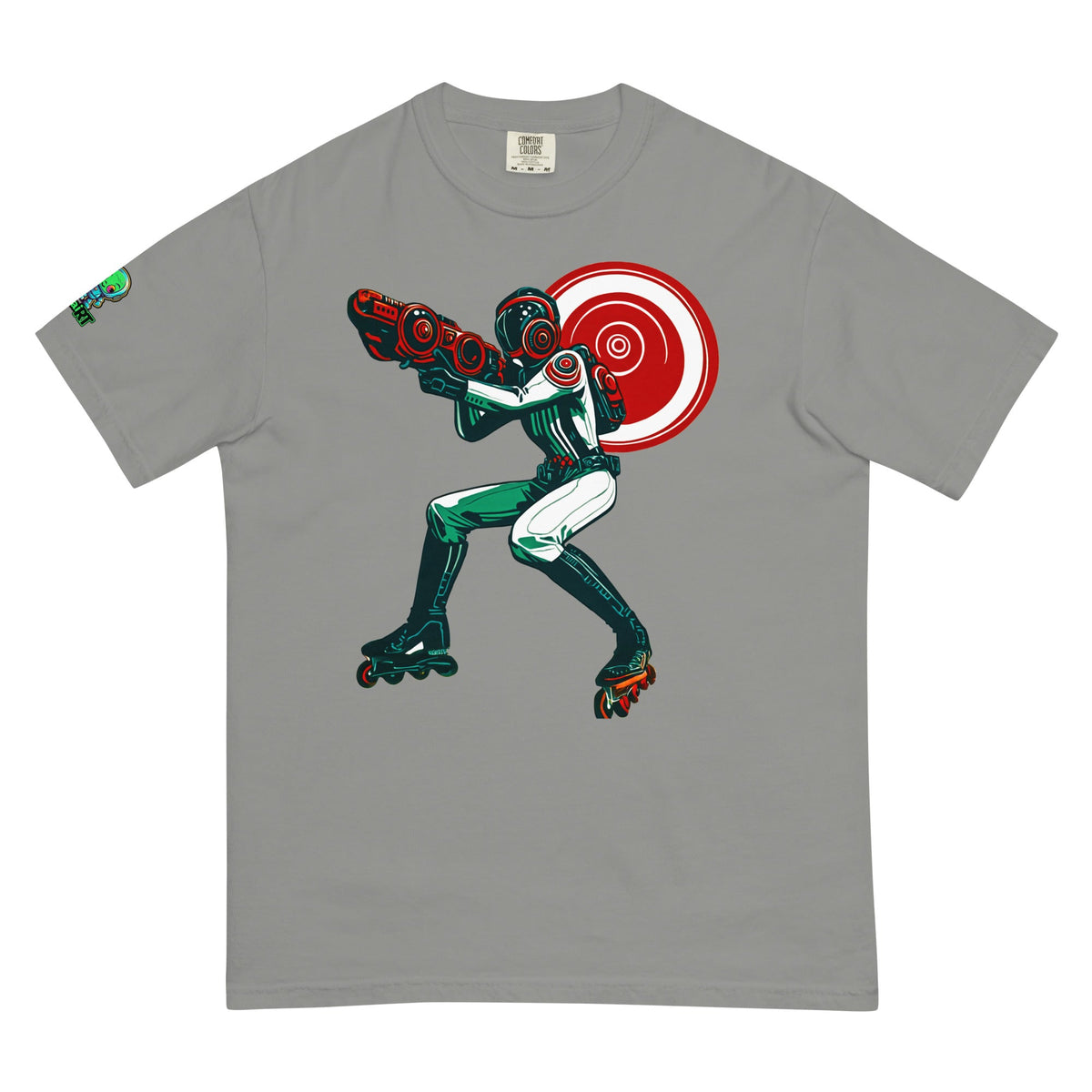 Roller Blaster - Unisex garment - dyed heavyweight t-shirt - BBairt