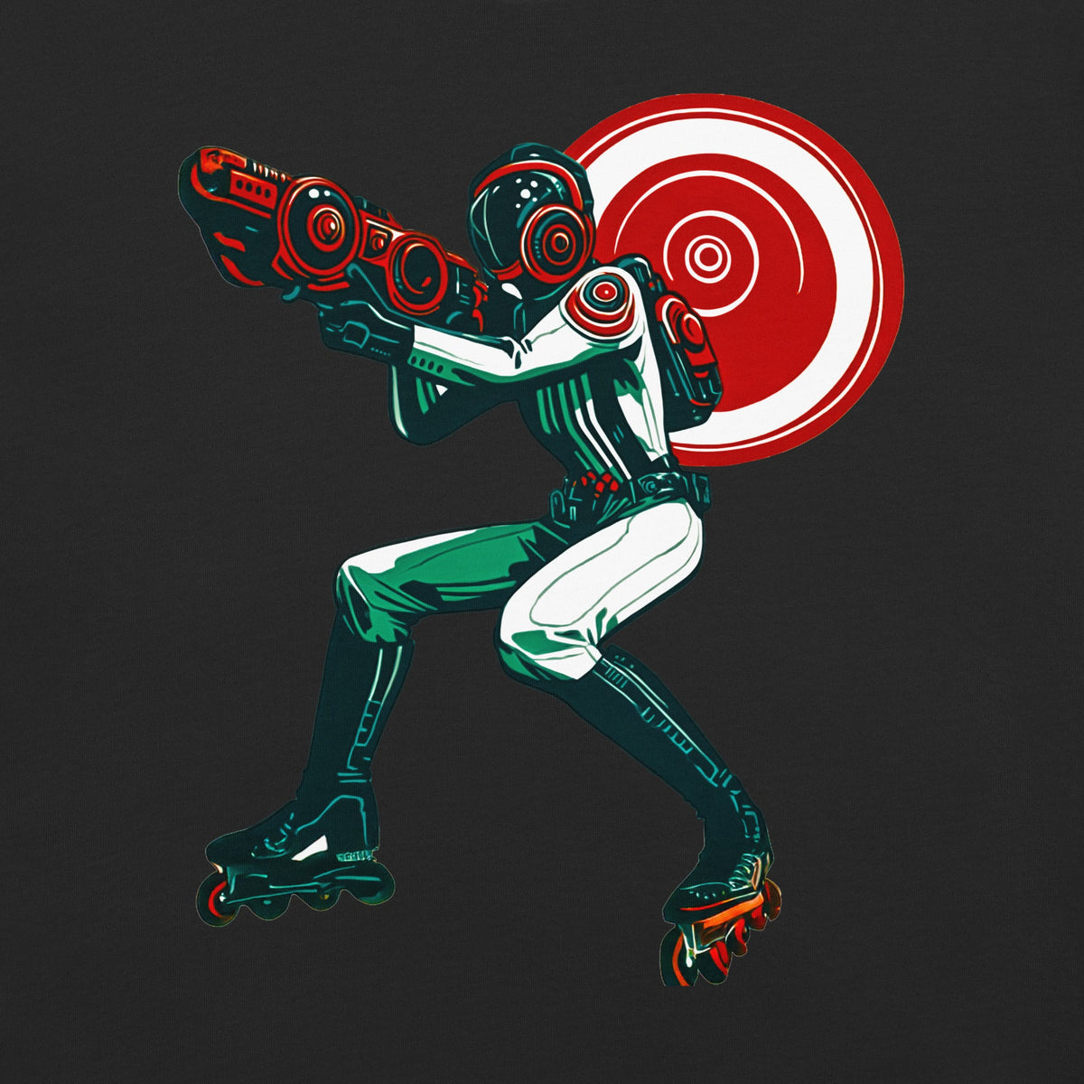 Roller Blaster - Unisex garment - dyed heavyweight t-shirt - BBairt