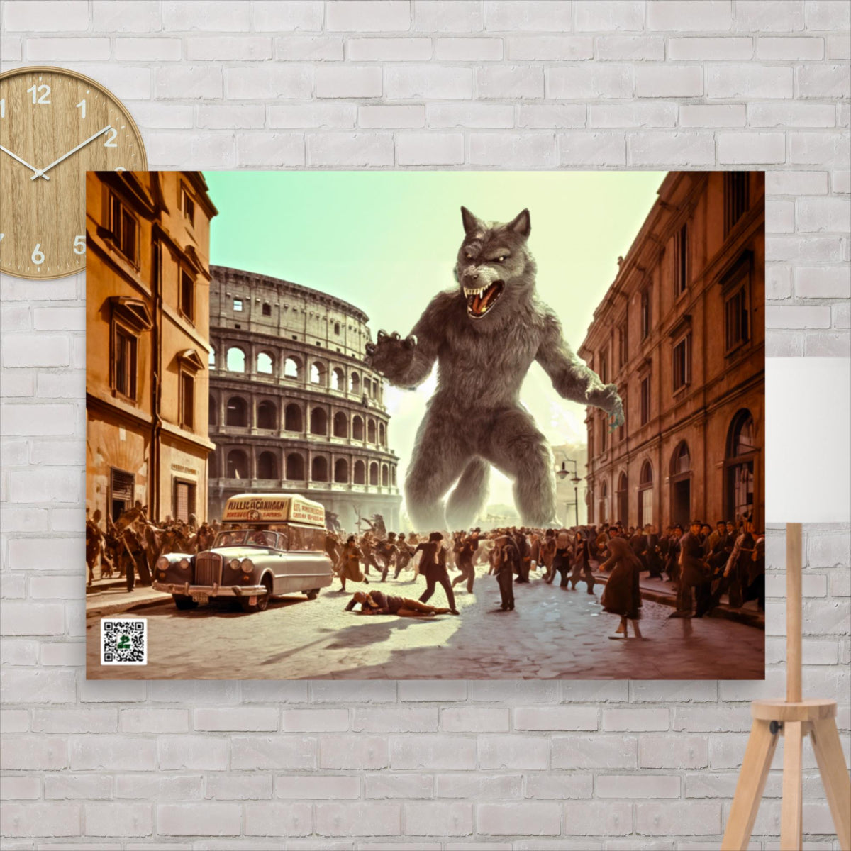 Roma's Howling Shadow - Photo paper poster - BBairt