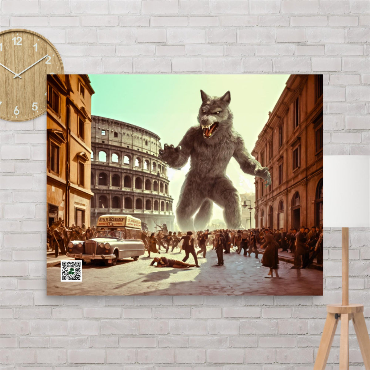 Roma's Howling Shadow - Photo paper poster - BBairt