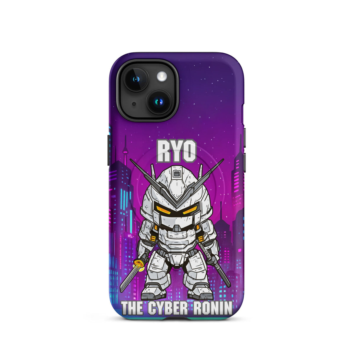 Ryo the Cyber Ronin - MagSafe Tough Case for iPhones 14 to 16 - BBairt