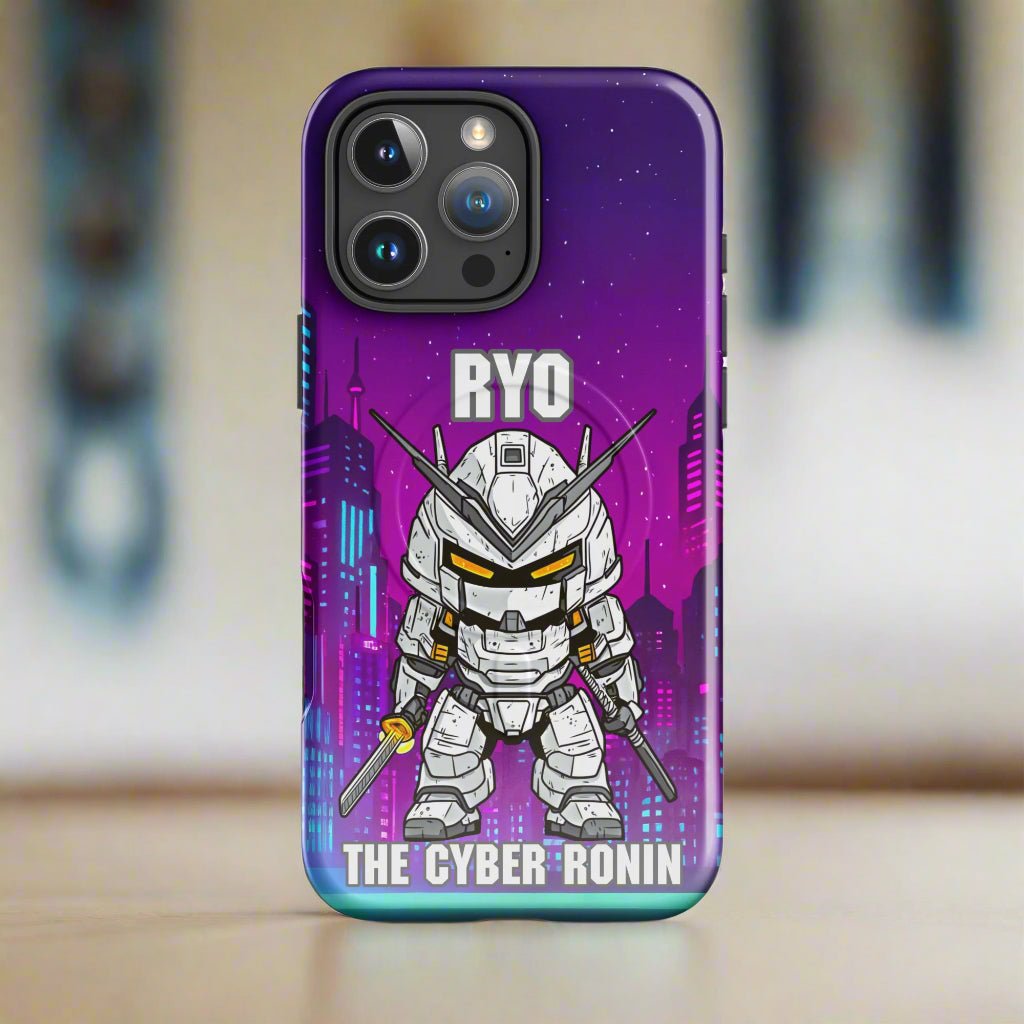Ryo the Cyber Ronin - MagSafe Tough Case for iPhones 14 to 16 - BBairt