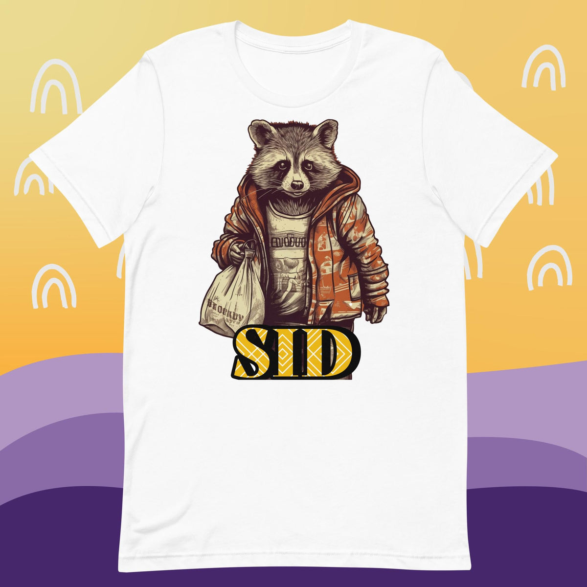 Sid the Retail Raccoon - Unisex t-shirt - BBairt