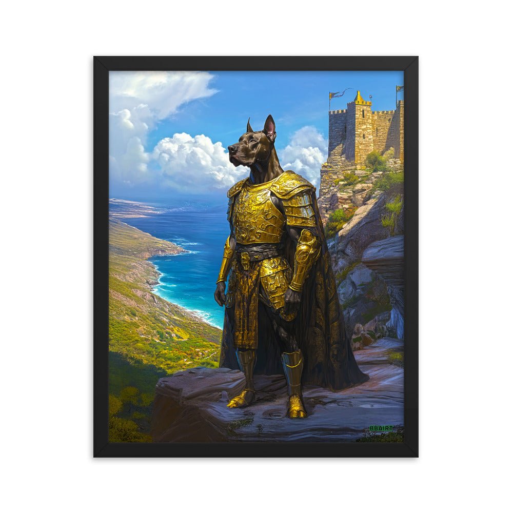 Sir Galathor - Framed Matte Poster - BBairt