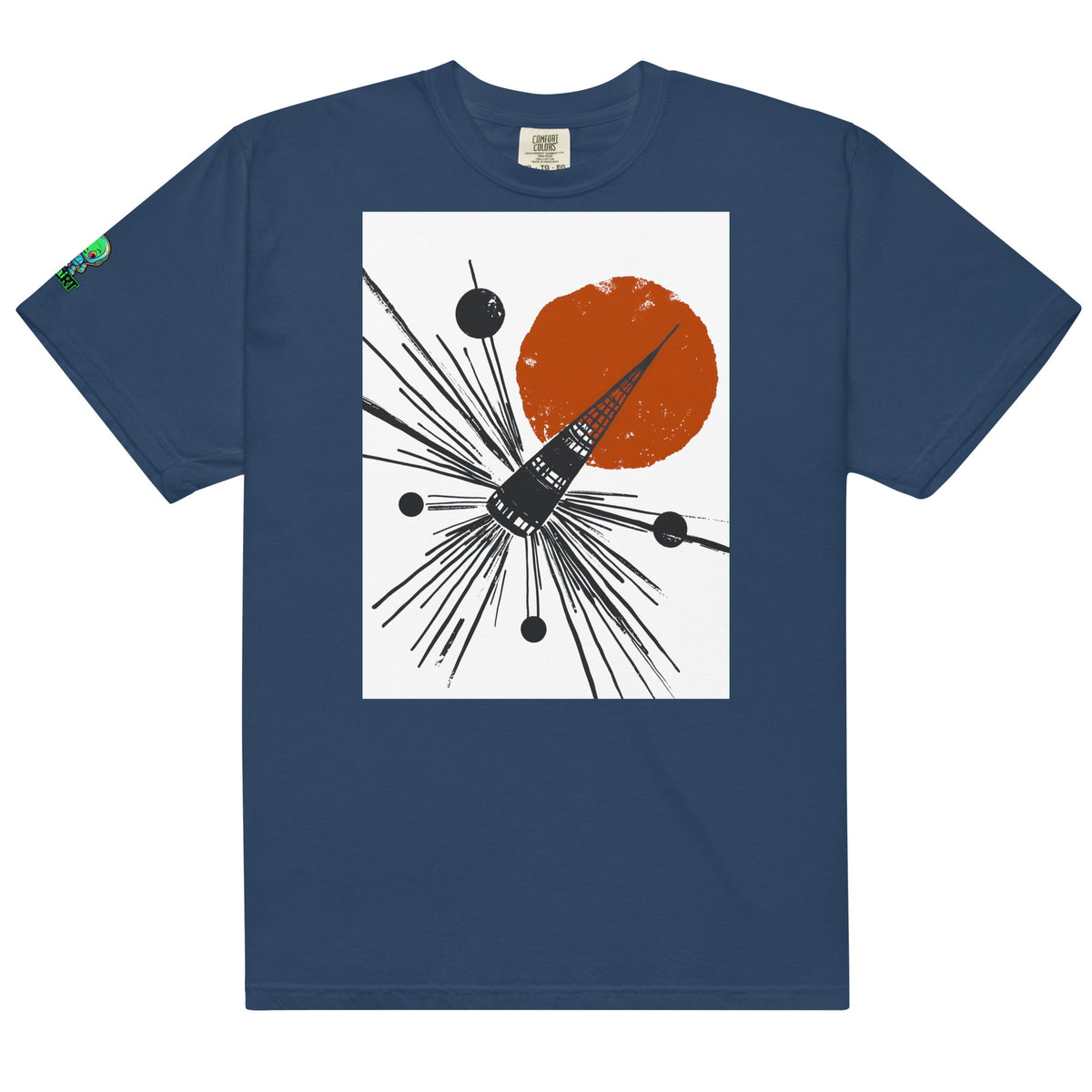 Solar Array Sentinel - Unisex garment - dyed heavyweight t-shirt - BBairt