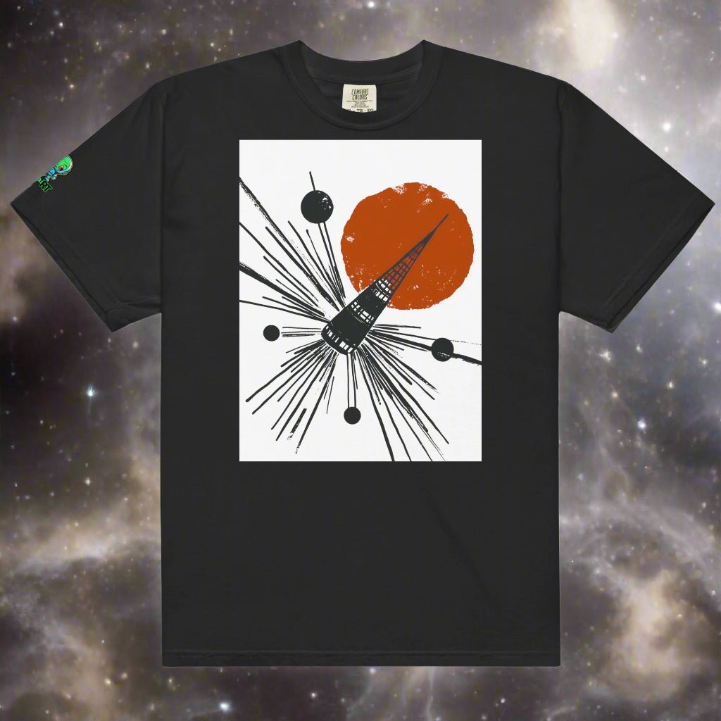 Solar Array Sentinel - Unisex garment - dyed heavyweight t-shirt - BBairt