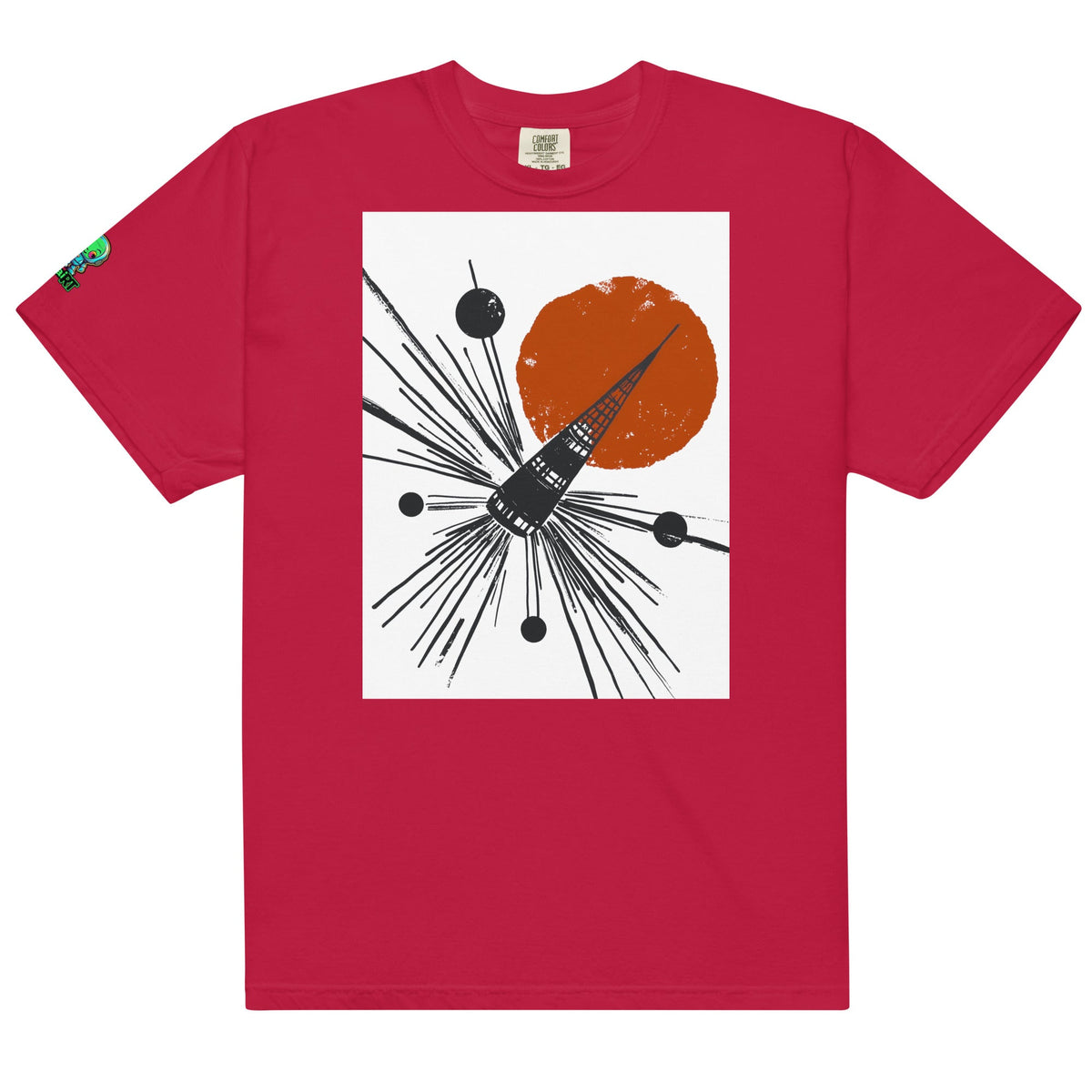 Solar Array Sentinel - Unisex garment - dyed heavyweight t-shirt - BBairt