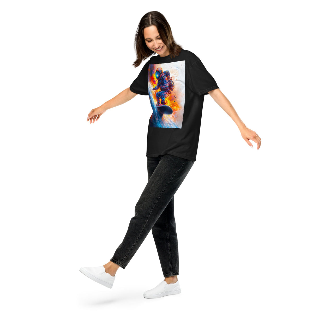 Solar Surfer - Unisex garment - dyed heavyweight t-shirt - BBairt