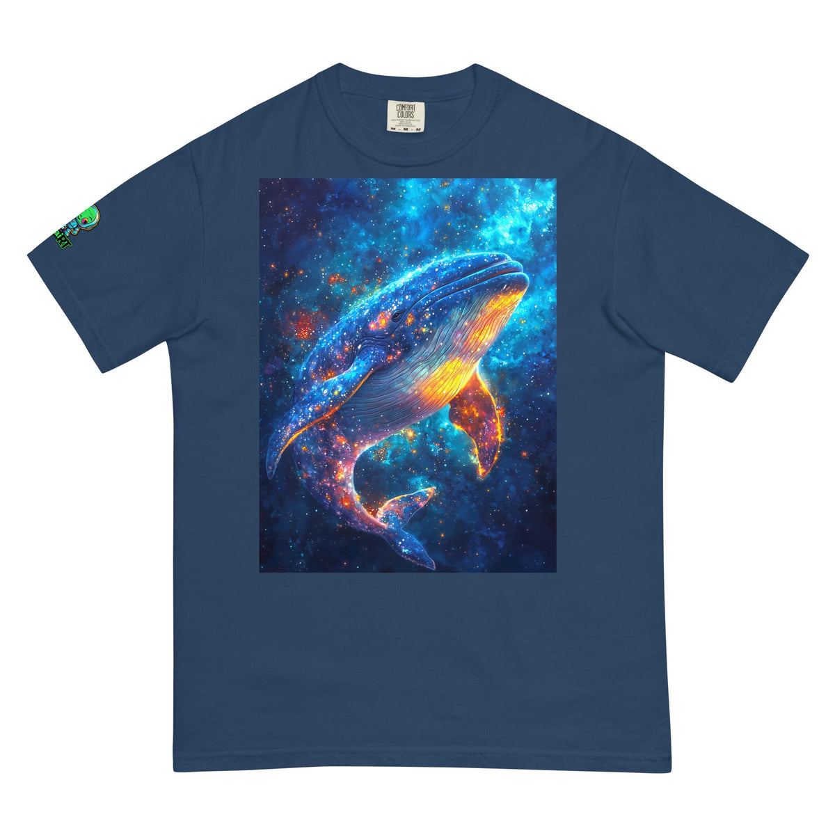 Stellar Whale - Unisex garment - dyed heavyweight t-shirt - BBairt