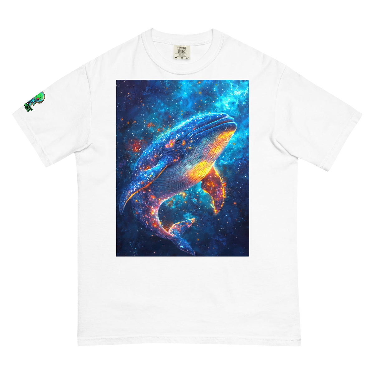 Stellar Whale - Unisex garment - dyed heavyweight t-shirt - BBairt