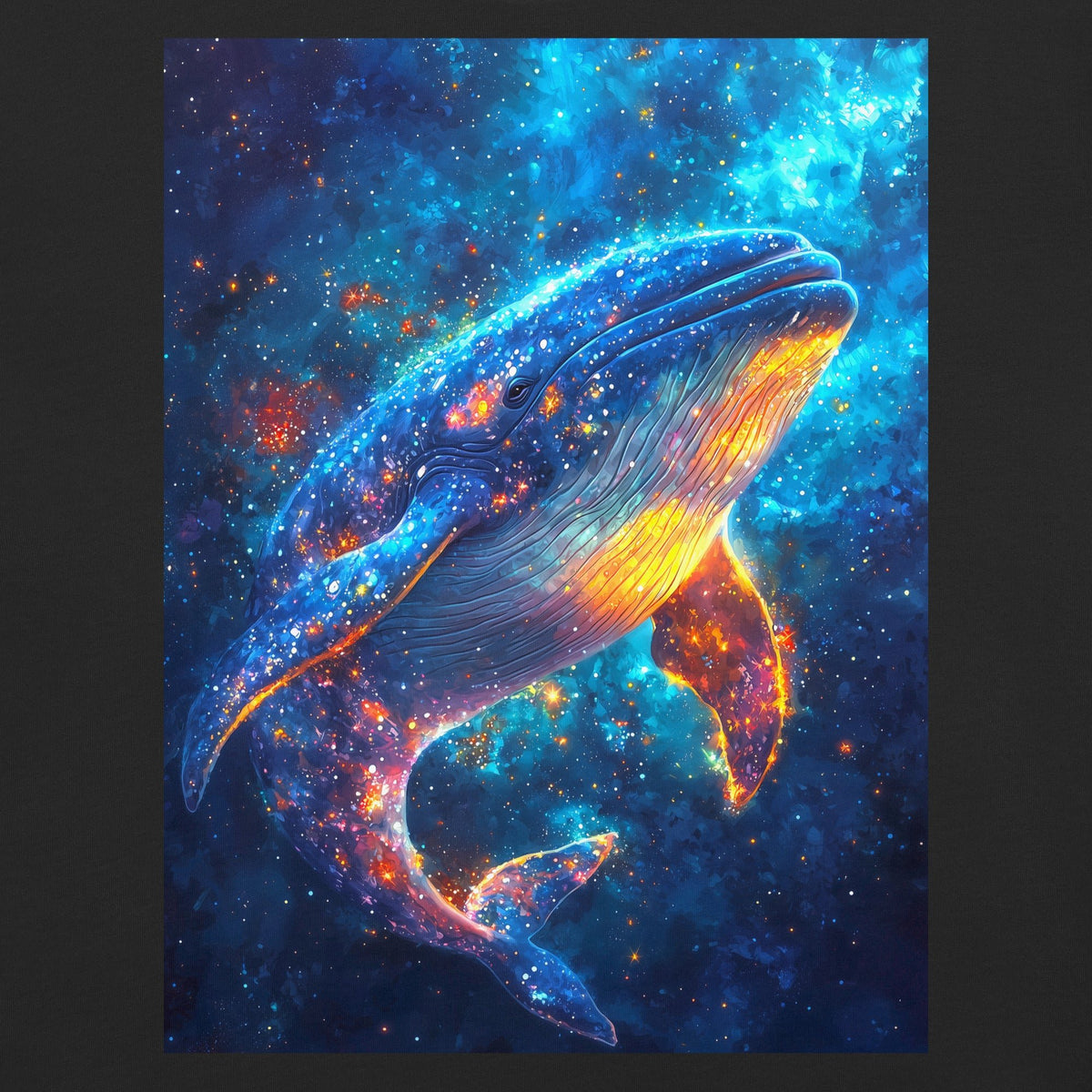 Stellar Whale - Unisex garment - dyed heavyweight t-shirt - BBairt