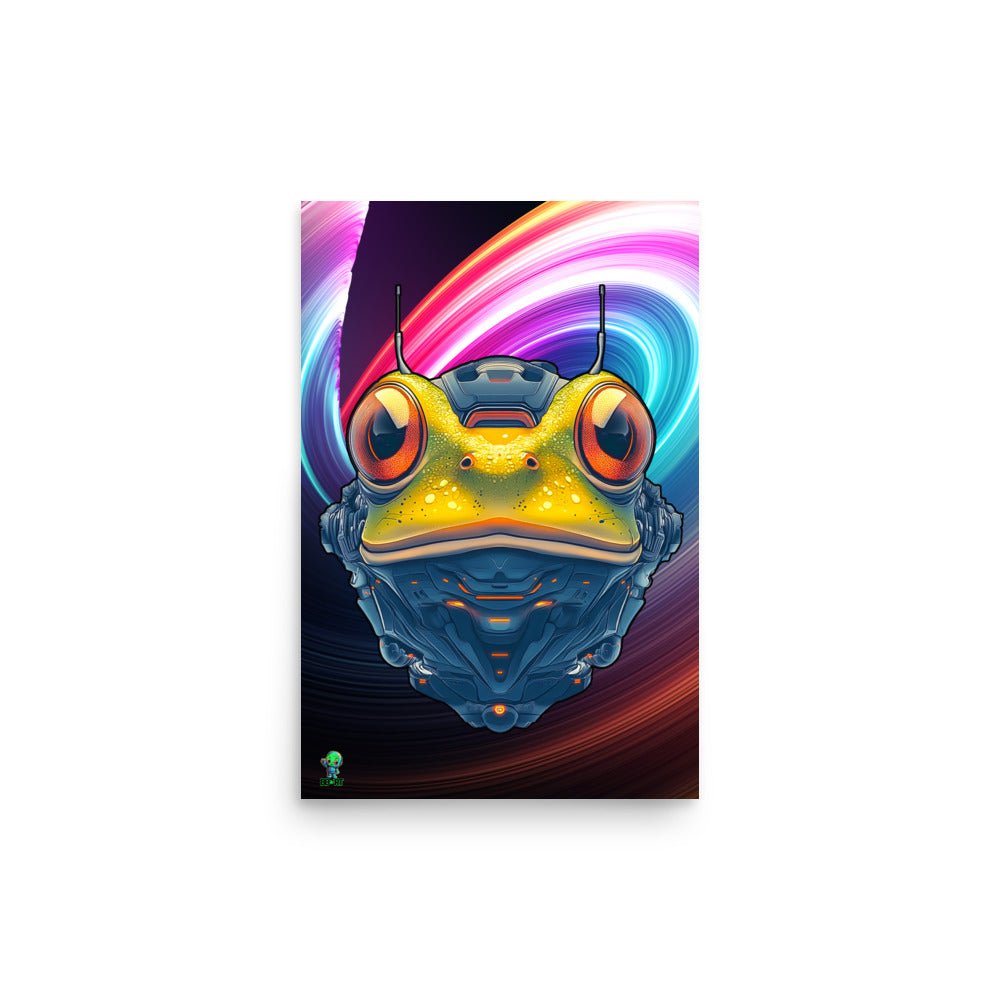 Techno Toad - Photo paper poster - BBairt