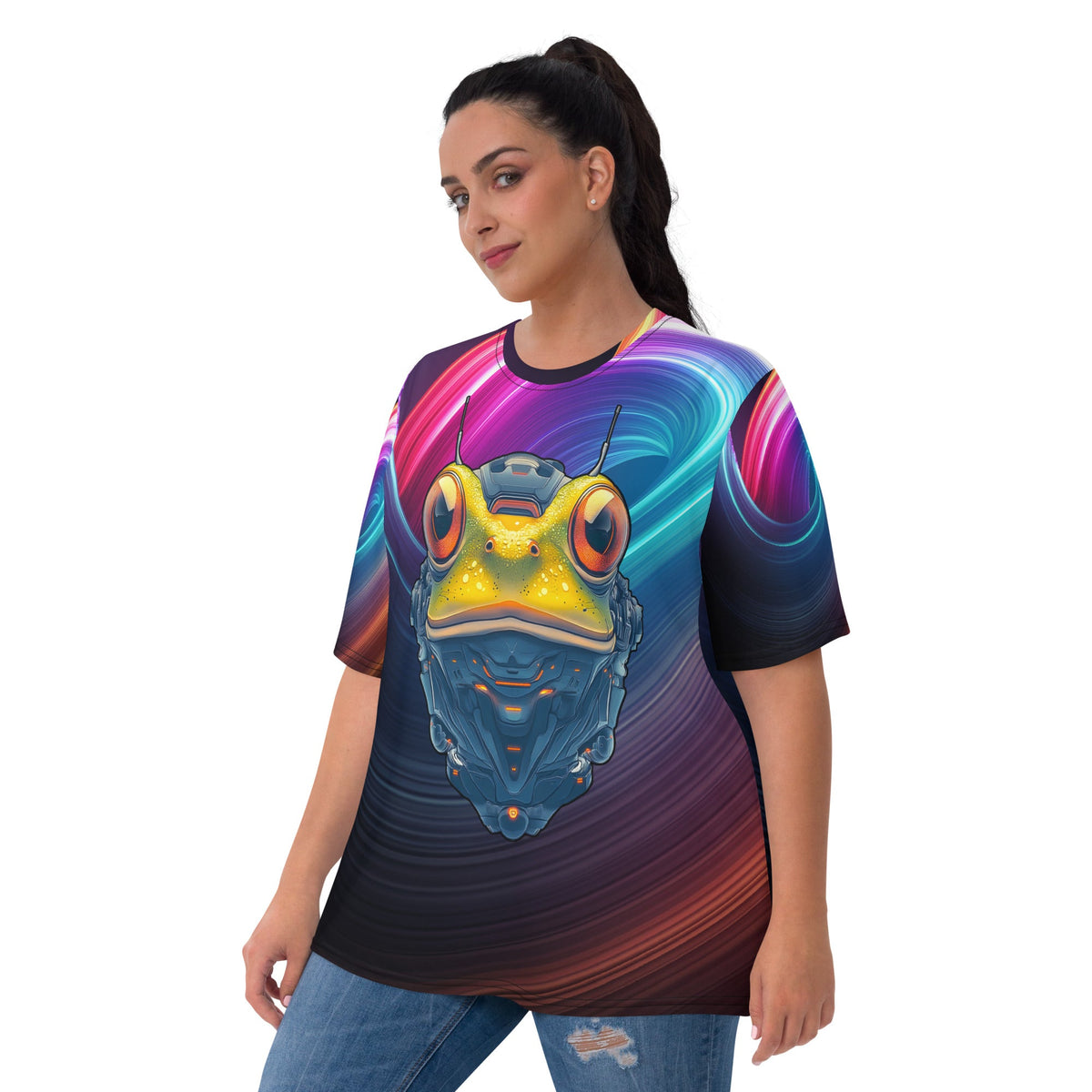 Techno Toad - Women's All - Over Print T-shirt - BBairt