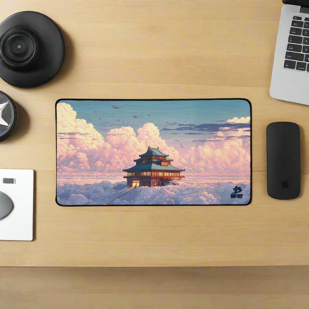 Temple of the Skyward Gate Desk Mat from BBairt
