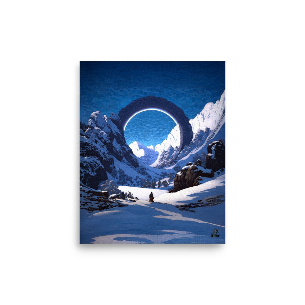 The Arc of Kōri Pass – Photo Paper Poster - BBairt