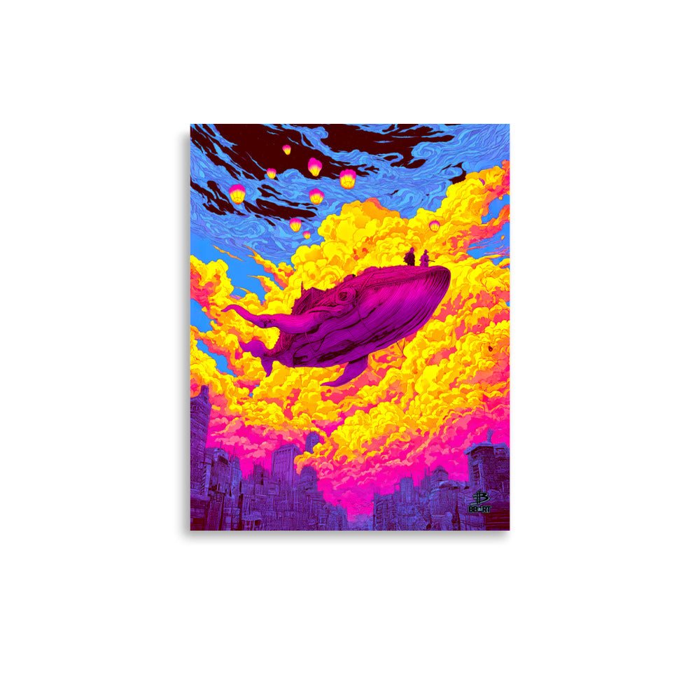 The Dreamwhale – Photo Paper Poster - BBairt