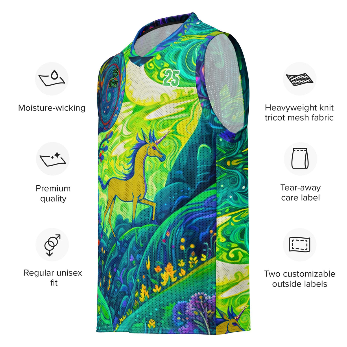 The Golden Wanderer – Premium Basketball Jersey - BBairt