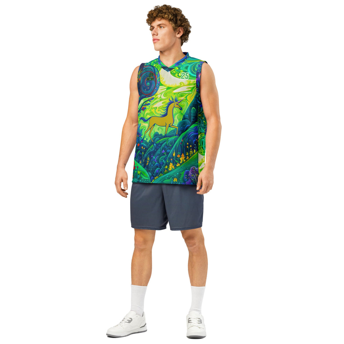The Golden Wanderer – Premium Basketball Jersey - BBairt