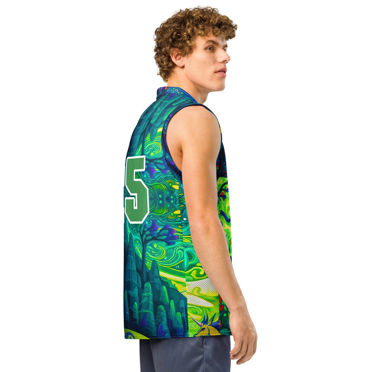 The Golden Wanderer – Premium Basketball Jersey - BBairt