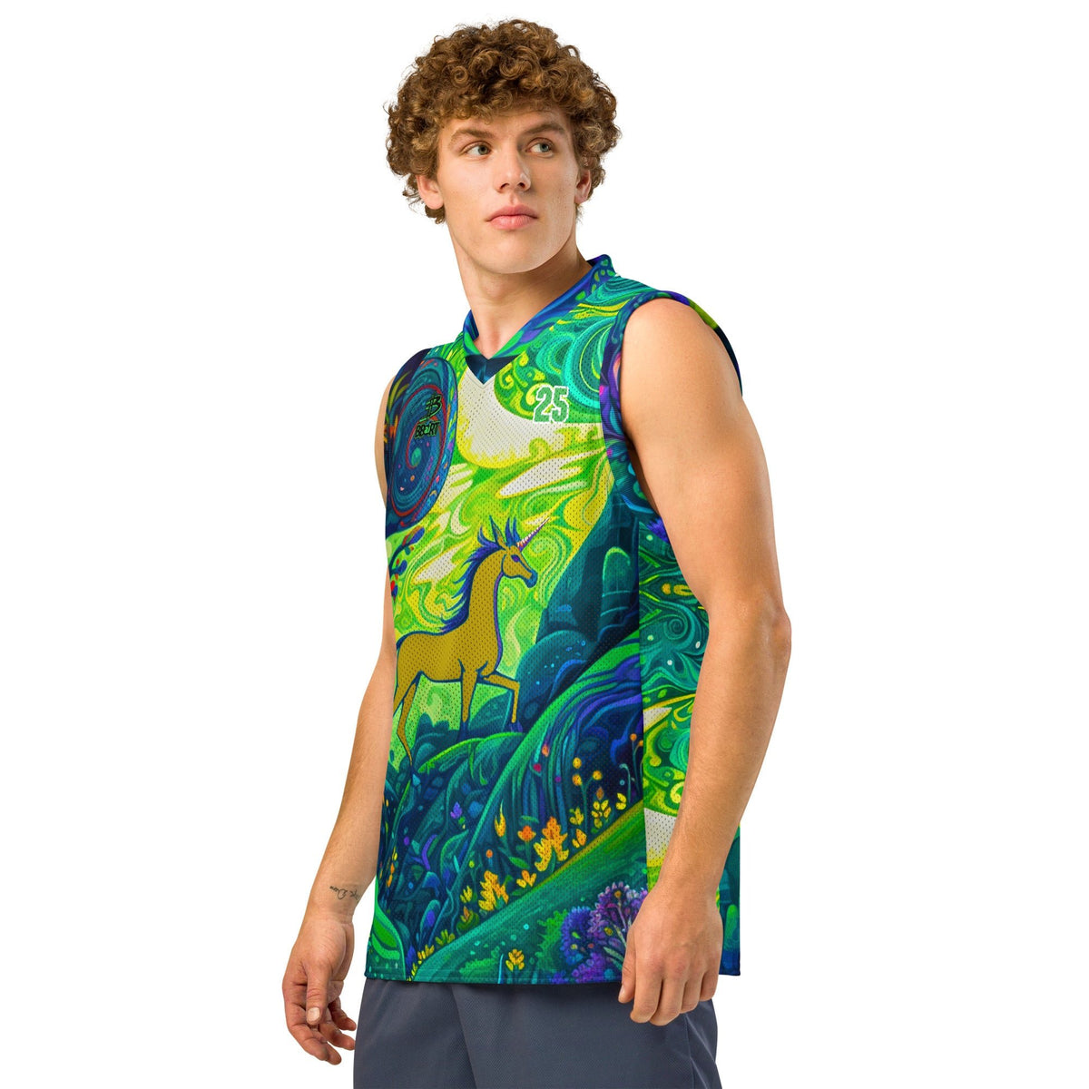 The Golden Wanderer – Premium Basketball Jersey - BBairt