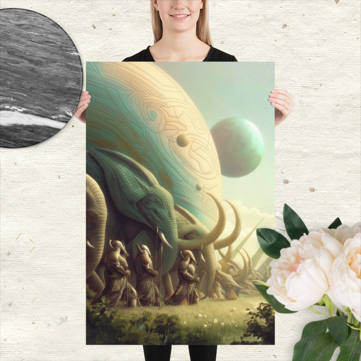 The Goliaths' Meadow March - Photo paper poster - BBairt