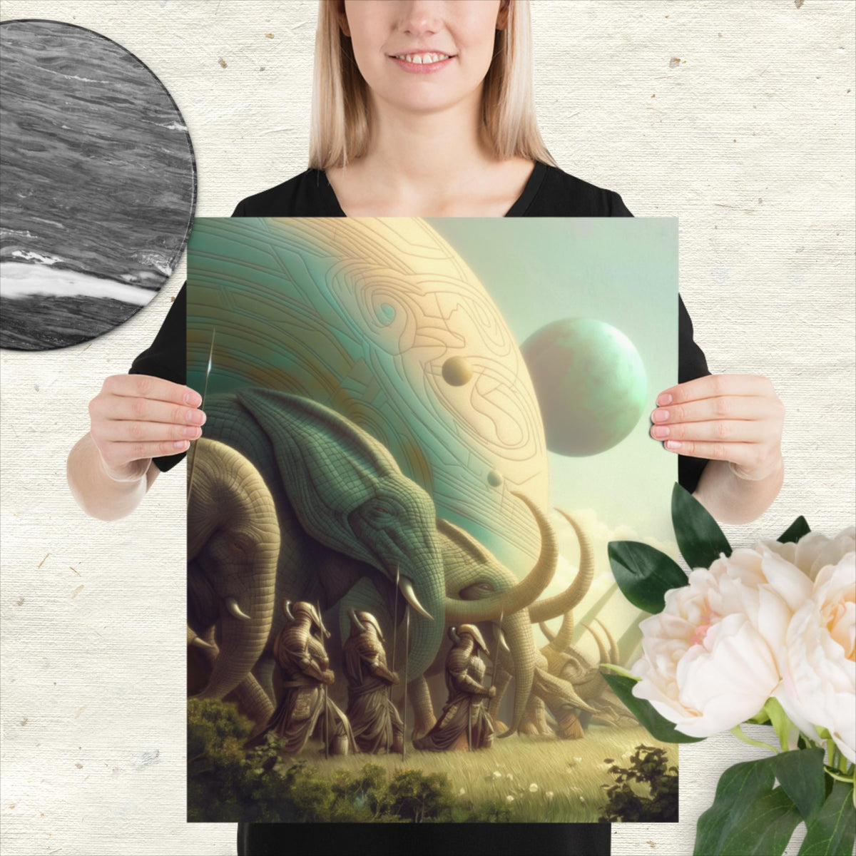 The Goliaths' Meadow March - Photo paper poster - BBairt