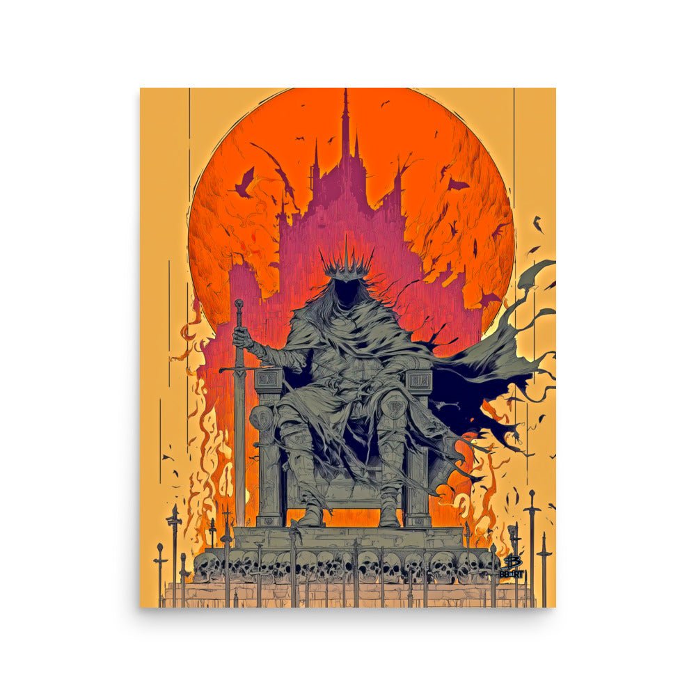 The Hollow King – Photo Paper Poster - BBairt
