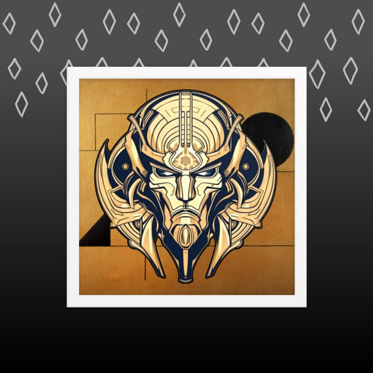 The Mask of Compassion: Landon - Framed photo paper poster - BBairt