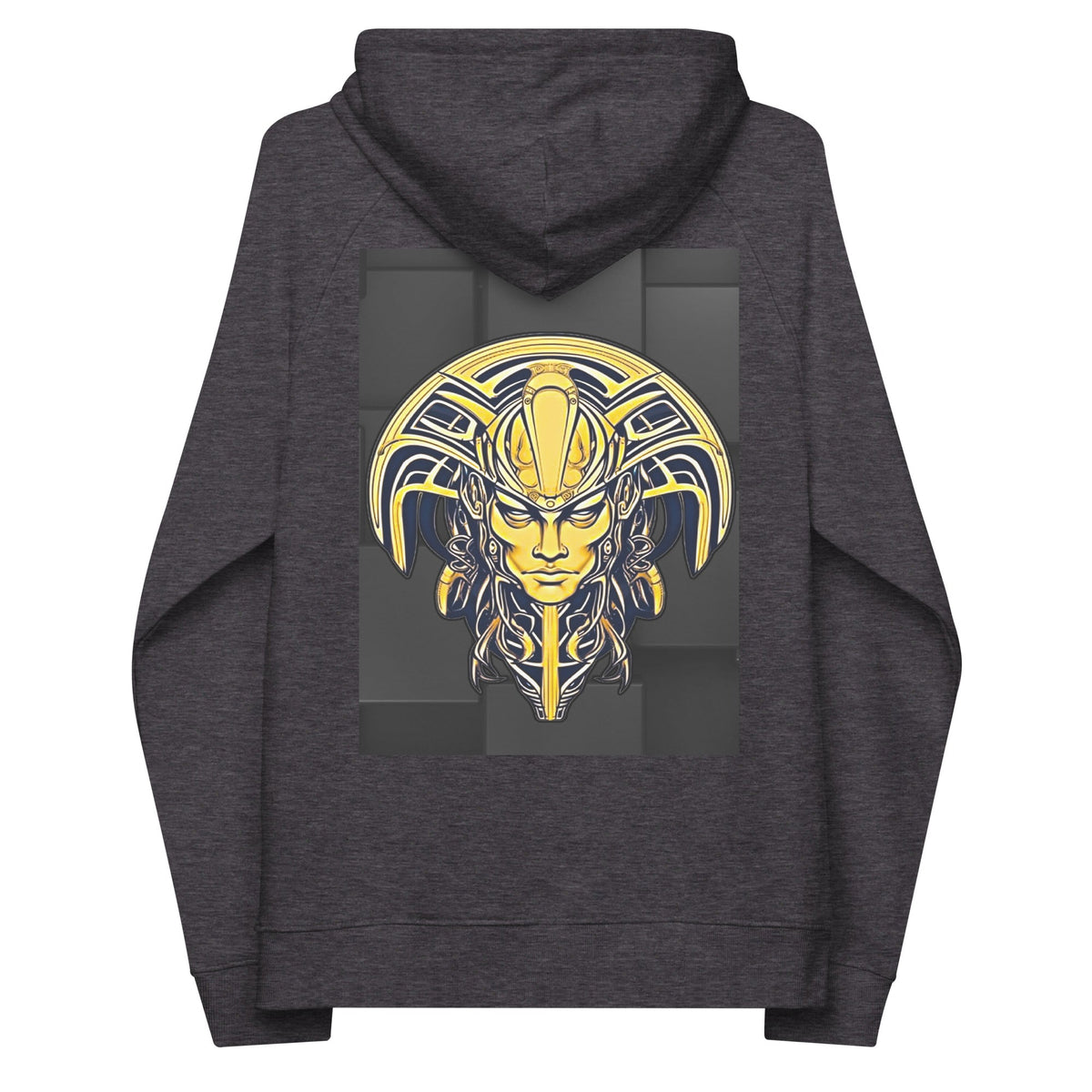 The Mask of Valor: Kara - Unisex Eco Raglan Hoodie - BBairt