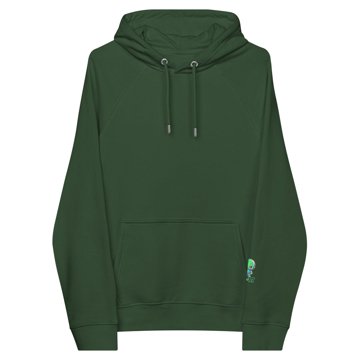 The Mask of Valor: Kara - Unisex Eco Raglan Hoodie - BBairt