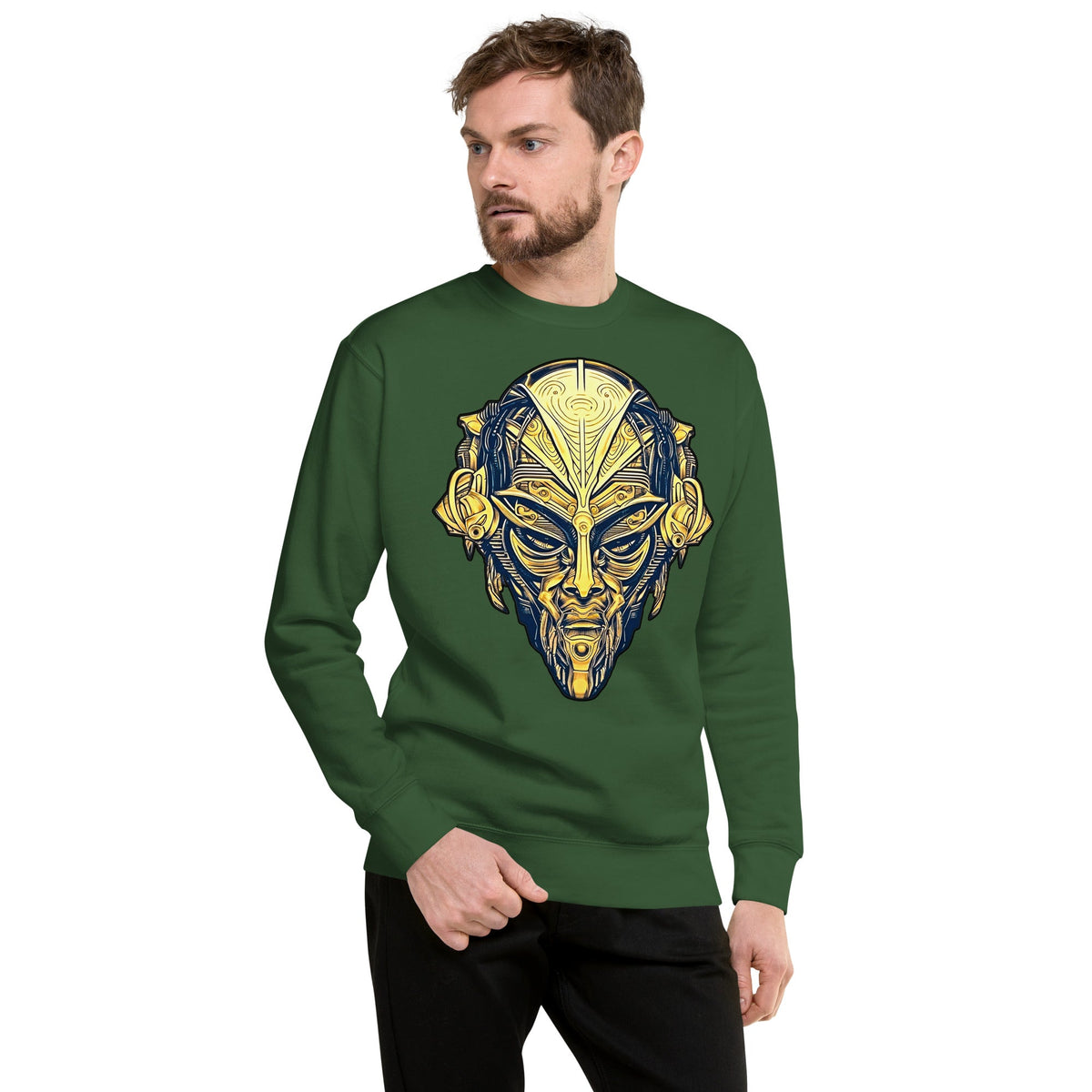The Mask of Wisdom: Alden - Unisex Premium Sweatshirt - BBairt