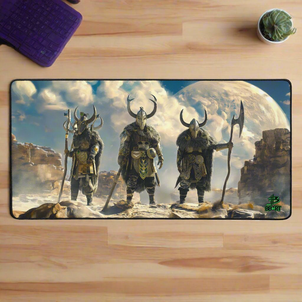 The Moonwardens' Frontier – Desk Mat - BBairt