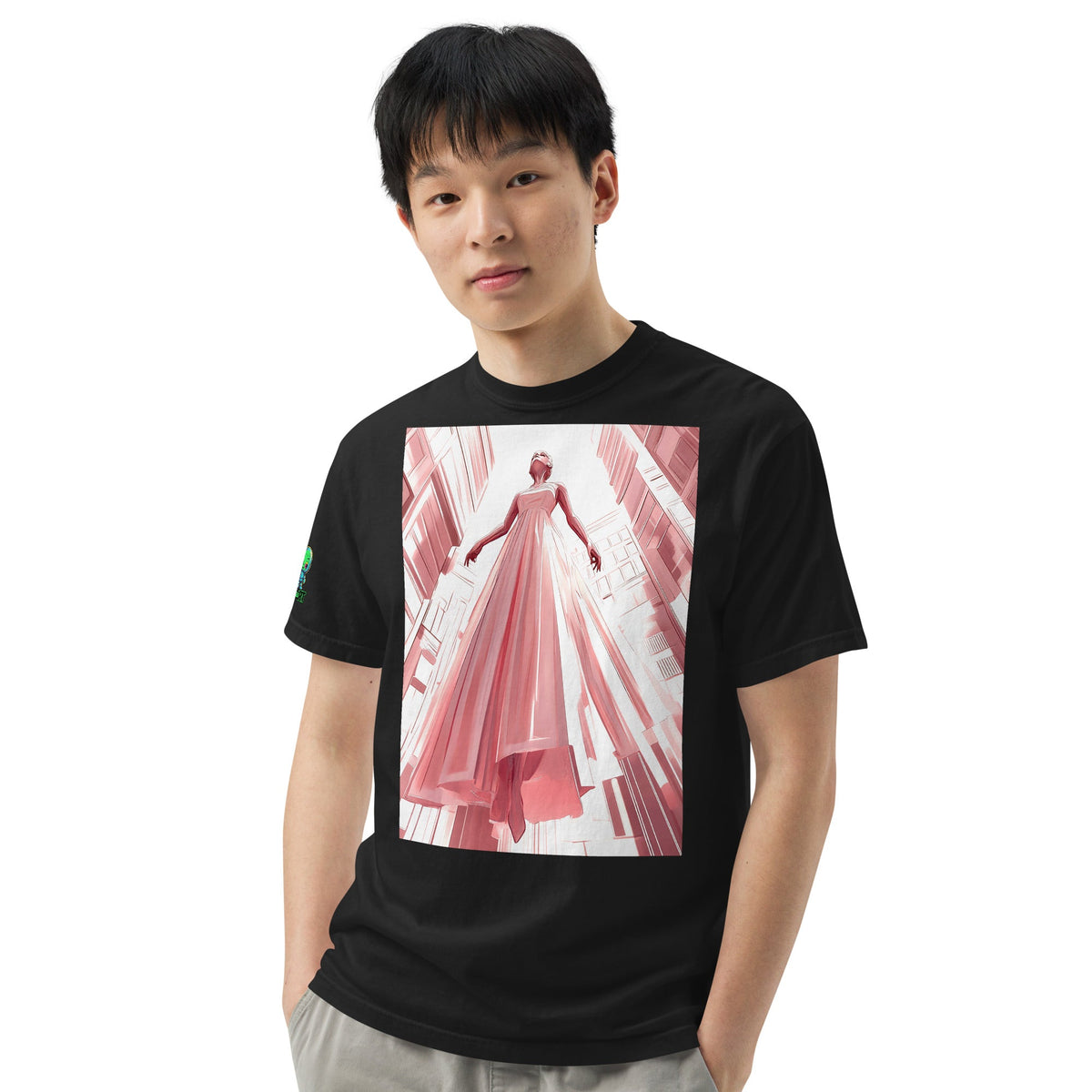The Radiant Ascension - Unisex garment - dyed heavyweight t-shirt - BBairt