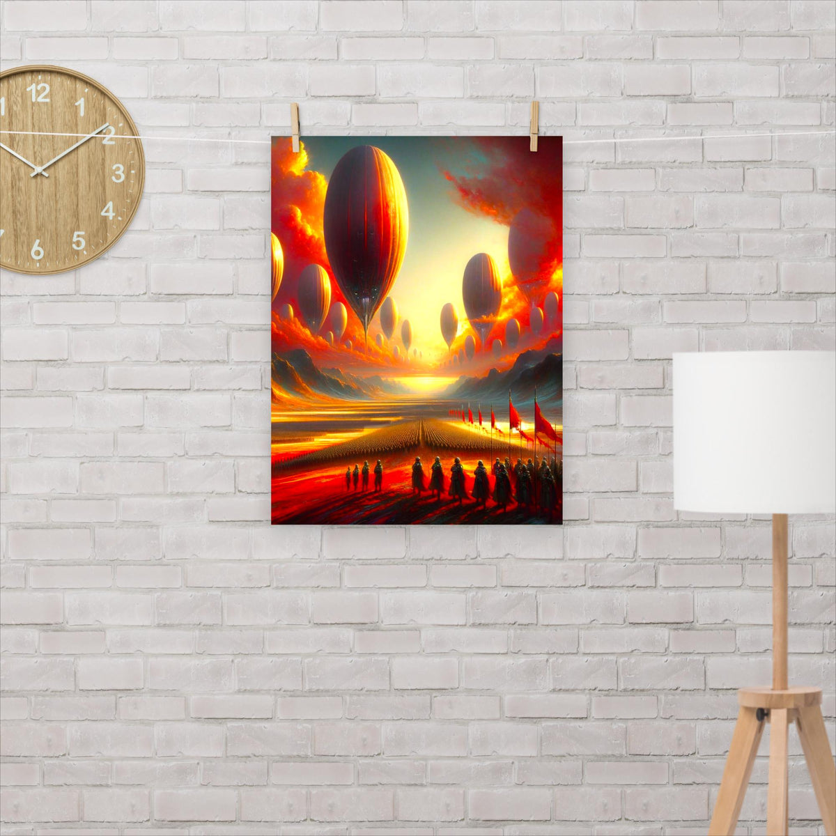 The Red Sky Armada Alt - Photo paper poster - BBairt