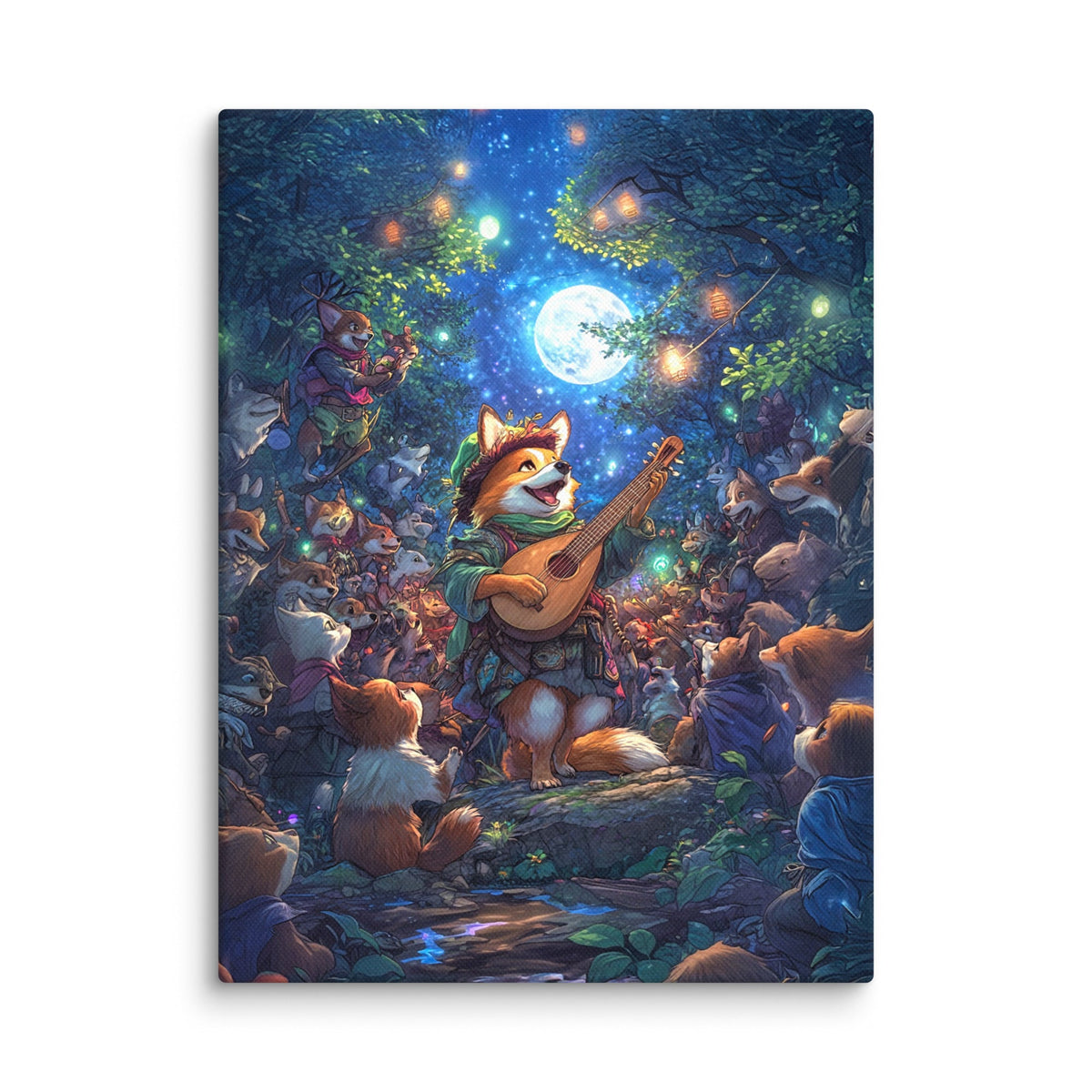 The Woodland Serenade – Canvas Print - BBairt